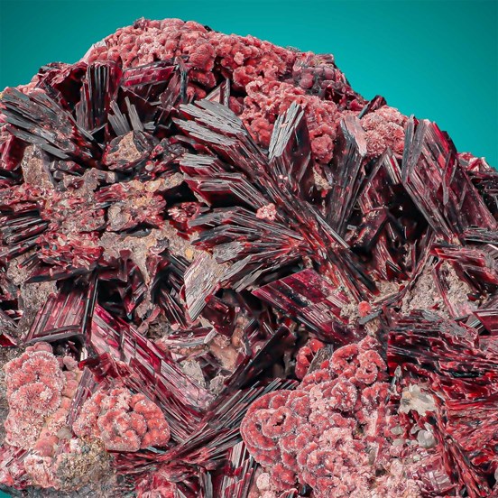 Erythrite-Aghbar Mine | Bou Azzer | Quarzazate | Draa-Tafilalet Region | Morocco