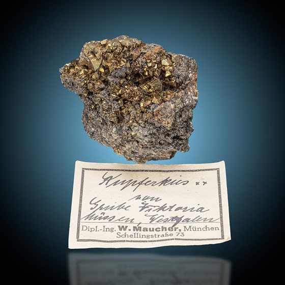 Chalcopyrite-Victoria Mine | Littfeld | Siegen | Siegerland | Rhineland-Palatinate | Germany
