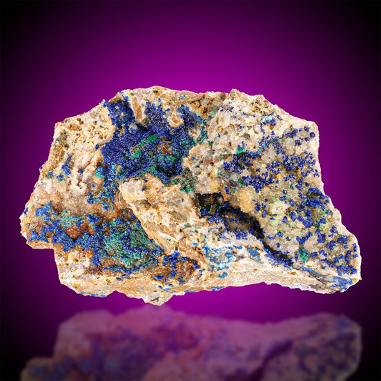 Azurite-Hella Glück Mine | Neubulach | Calw | Black Forest | Baden-Württemberg | Germany