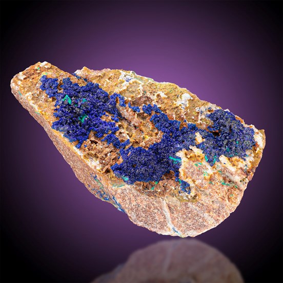 Azurite-Hella Glück Mine | Neubulach | Calw | Black Forest | Baden-Württemberg | Germany