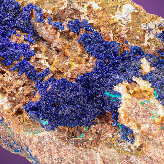 Azurite-Hella Glück Mine | Neubulach | Calw | Black Forest | Baden-Württemberg | Germany