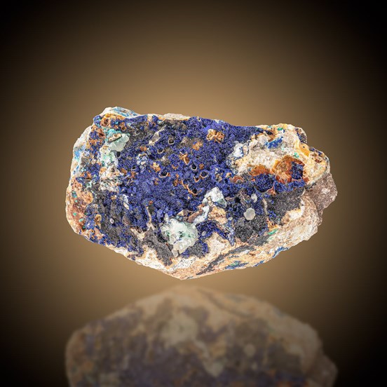 Azurite-Hella Glück Mine | Neubulach | Calw | Black Forest | Baden-Württemberg | Germany