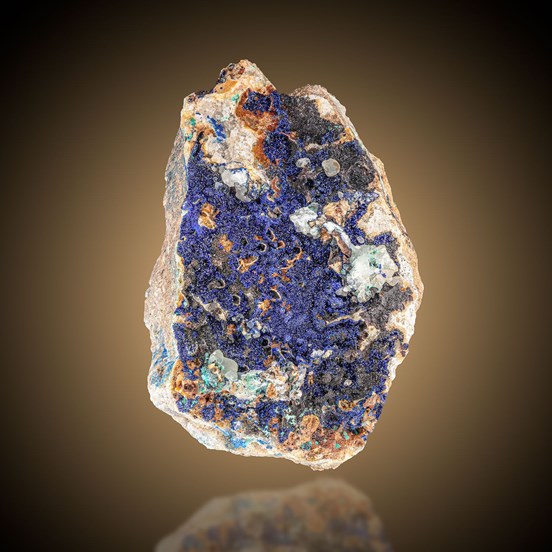 Azurite-Hella Glück Mine | Neubulach | Calw | Black Forest | Baden-Württemberg | Germany