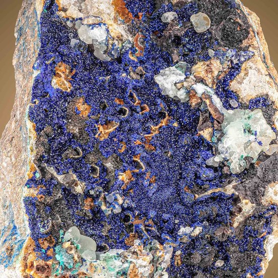Azurite-Hella Glück Mine | Neubulach | Calw | Black Forest | Baden-Württemberg | Germany