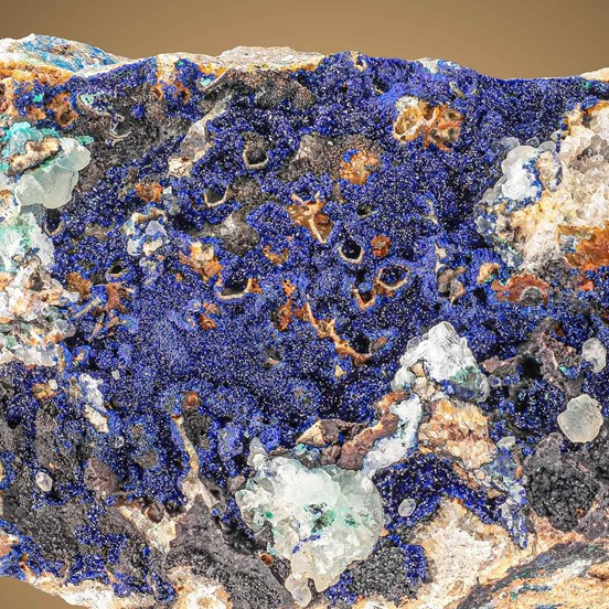 Azurite-Hella Glück Mine | Neubulach | Calw | Black Forest | Baden-Württemberg | Germany