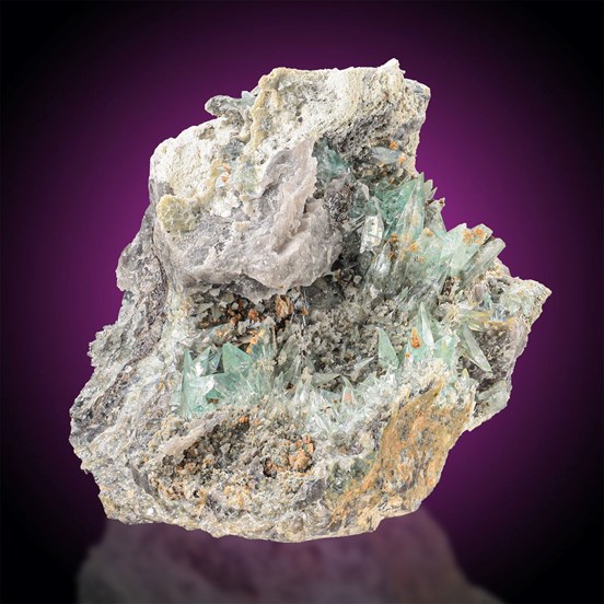 Phosphophyllite-Hagendorf | Pleystein |  Weiden | Upper Palatinate | Bavaria | Germany 