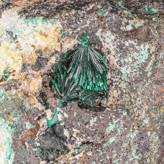 Malachite-Anna Quarry | Letmathe | Hagen | North Rhine-Westphalia | Germany