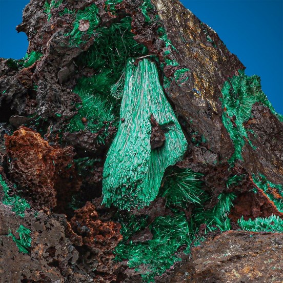 Malachite-Friedrich Mine | Wissen | Siegen | Siegerland | Rhineland-Palatinate | Germany