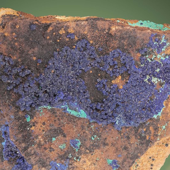 Azurite-Hella Glück Mine | Neubulach | Calw | Black Forest | Baden-Württemberg | Germany