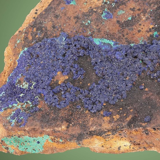 Azurite-Hella Glück Mine | Neubulach | Calw | Black Forest | Baden-Württemberg | Germany
