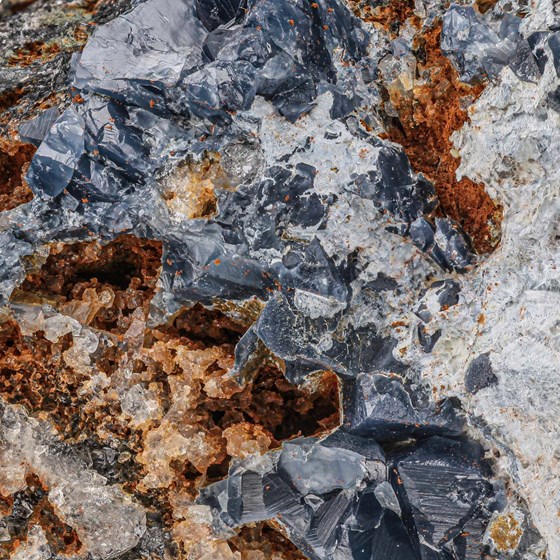 Blue Quartz-Blue Quartz Occurence | Golling an der Salzach | Hallein District | Salzburg | Austria