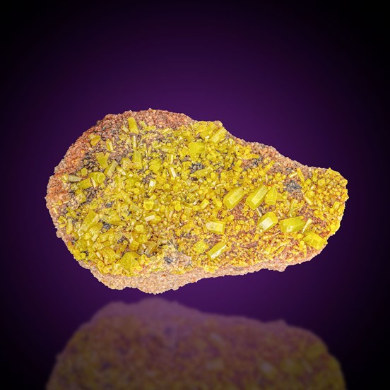 Pyromorphite-Tanzfleck | Freyhung | Weiden in der Oberpfalz | Upper Palatinate | Bavaria | Germany