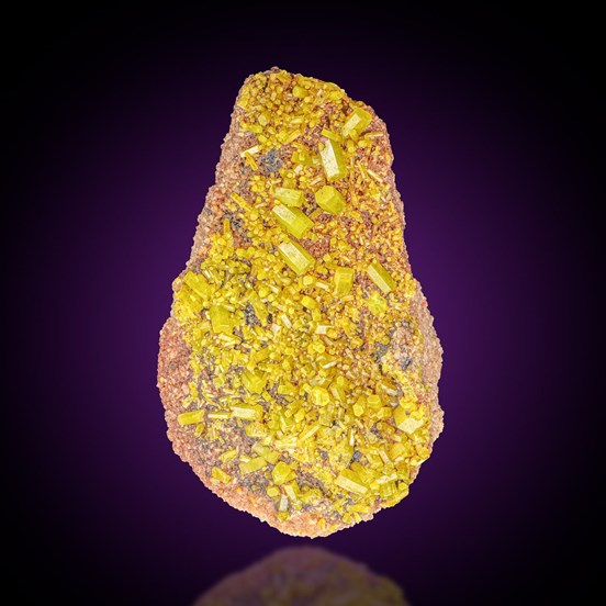 Pyromorphite-Tanzfleck | Freyhung | Weiden in der Oberpfalz | Upper Palatinate | Bavaria | Germany