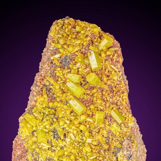Pyromorphite-Tanzfleck | Freyhung | Weiden in der Oberpfalz | Upper Palatinate | Bavaria | Germany