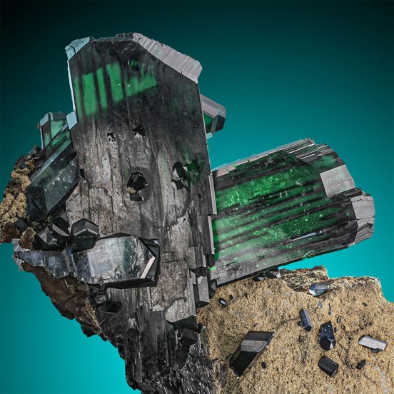 Vivianite-Huanuni Mine | Huanuni | Dalence Province | Oruro Department | Bolivia