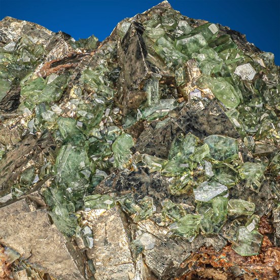 Ludlamite-Huanuni Mine | Huanuni | Dalence Province | Oruro Department | Bolivia