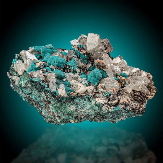 Rosasite-Tsumeb Mine (Tsumcorp Mine) | Tsumeb | Otjikoto Region | Namibia